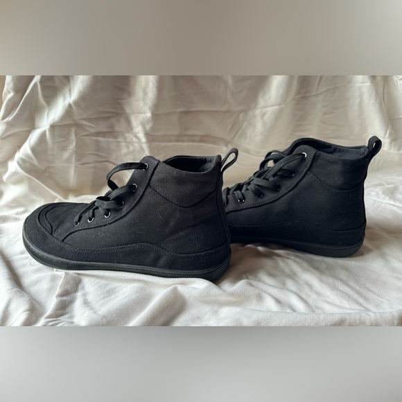 Men’s size 12 Rutsu Original Barefoot Sneakers High Black with transition insole - Picture 2 of 11